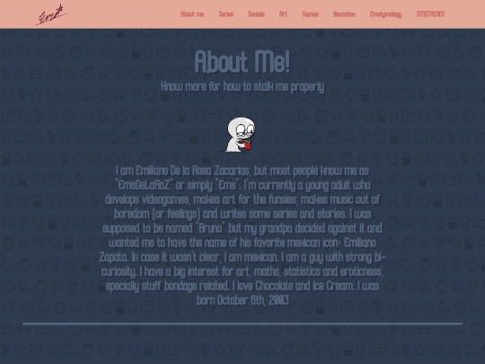aboutme screenshot