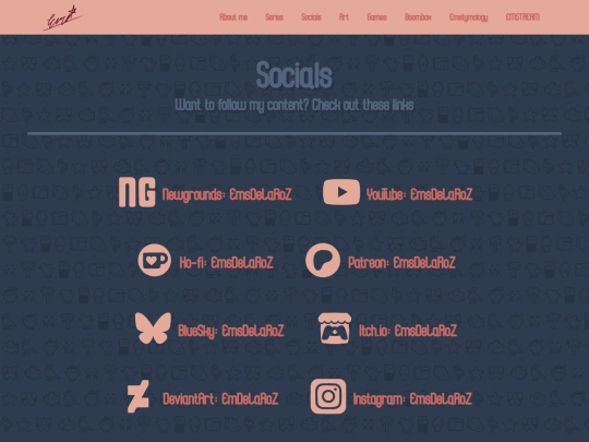 socials screenshot