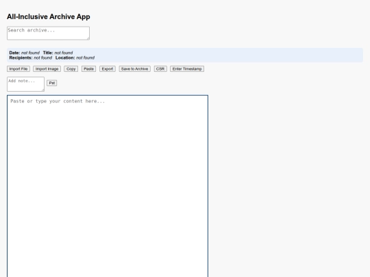 NOW.html/AAAGO/Archiveapp screenshot