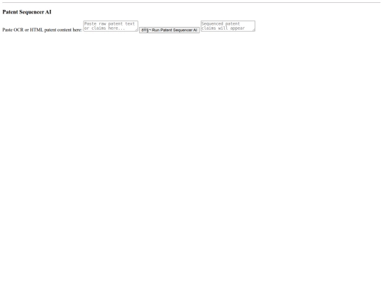 NOW.html/AAAGO/Patentsequencer screenshot