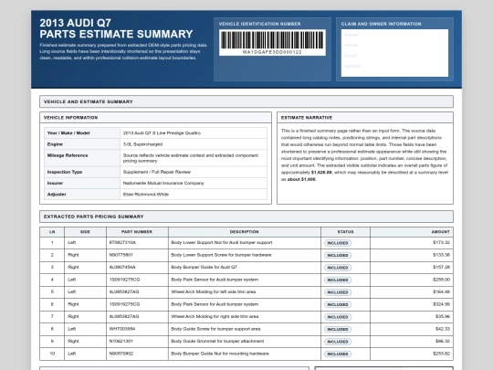 NOW.html/AAAGO5555/Audi2013OEMREPAIREVAL26 screenshot