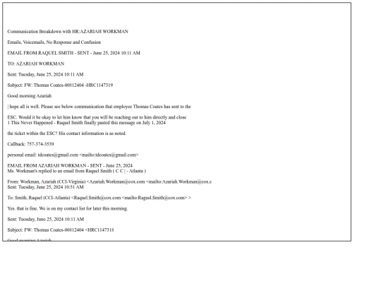 NOW.html/MET/Communication Breakdown with HR_AZARIAH WORKM screenshot