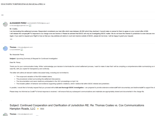 NOW.html/MET/EEOCINSPECTORPEREZEMAILSMAR24toAPRIL14 screenshot