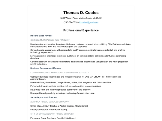 NOW.html/resumecoates06262024 screenshot
