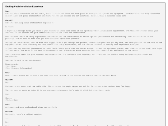 chat screenshot