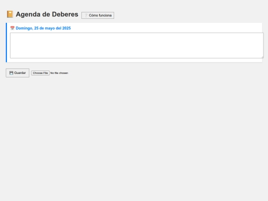 agenda screenshot