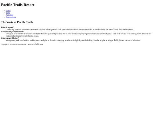 webd152/chapter2/yurts screenshot
