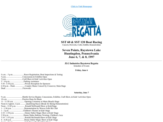 Gotta Regatta 1997 screenshot