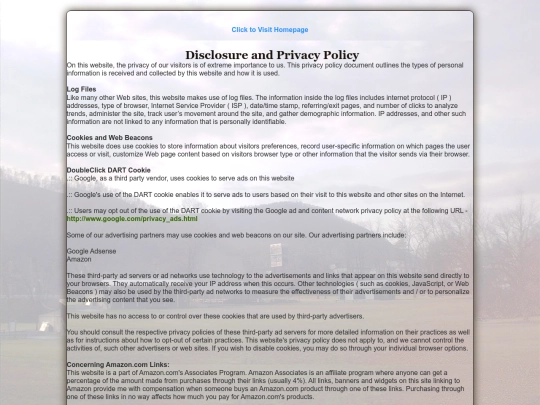 disclosure screenshot