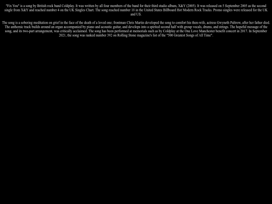fix you screenshot