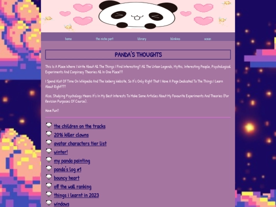 Pandathoughts screenshot