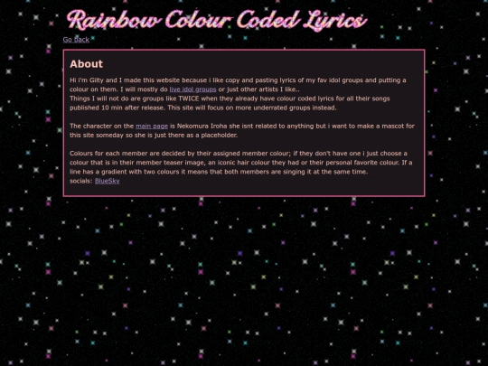 aboutthesite screenshot