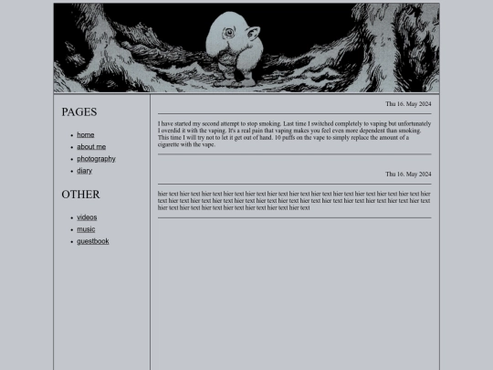 diary screenshot