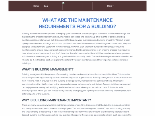 api/test/what-are-the-maintenance-requirements-for-a-building screenshot