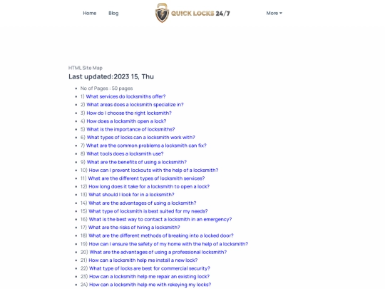 sitemap screenshot
