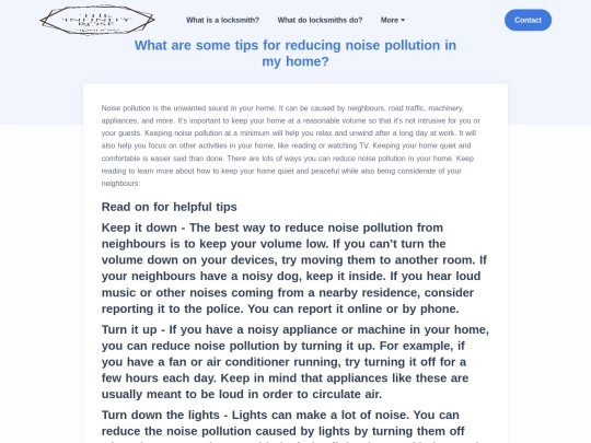 what-are-some-tips-for-reducing-noise-pollution-in-my-home screenshot