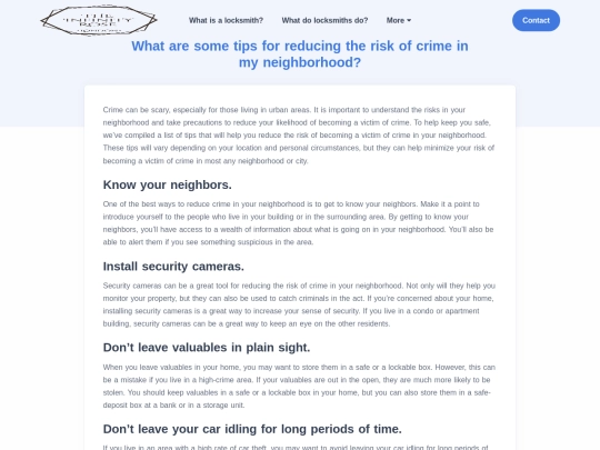 what-are-some-tips-for-reducing-the-risk-of-crime-in-my-neighborhood screenshot