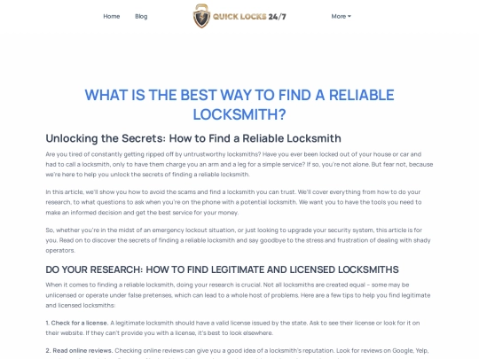 what-is-the-best-way-to-find-a-reliable-locksmith screenshot