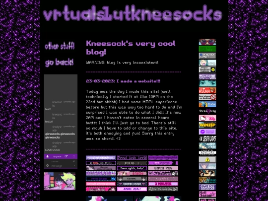 blog screenshot