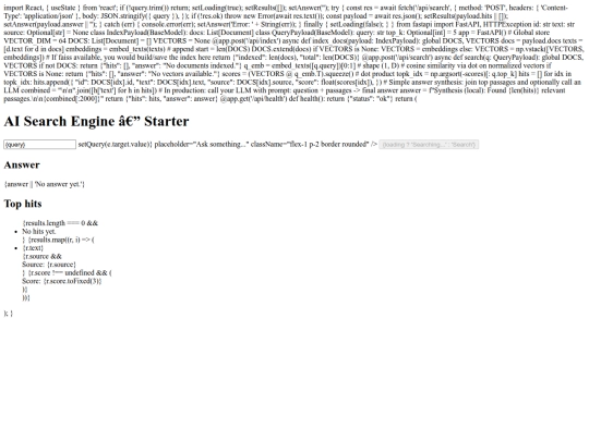 index screenshot