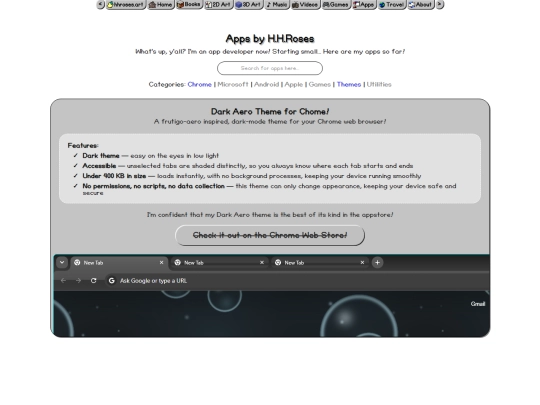 apps screenshot