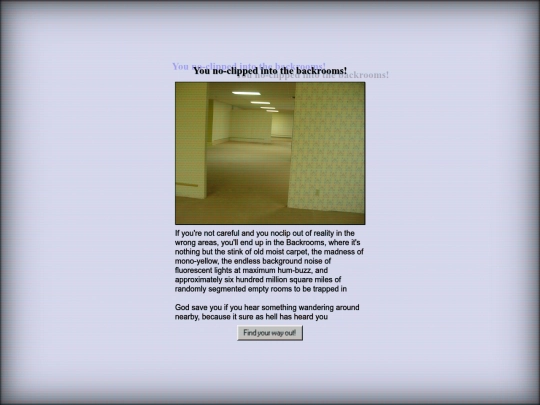 programs/the-backrooms screenshot