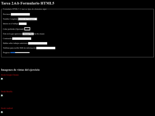 formularioHTML5 screenshot