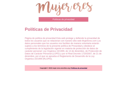 politicas screenshot