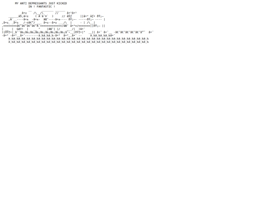 ascii/antidepressants screenshot