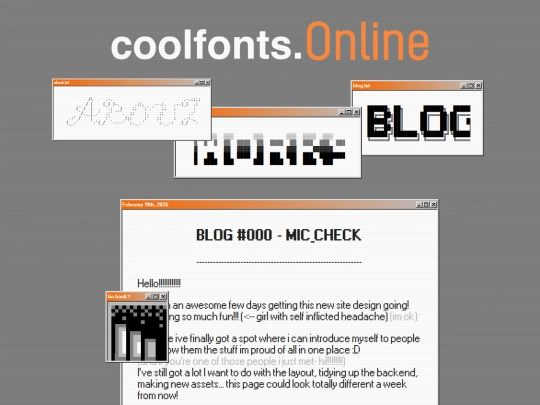 blog screenshot