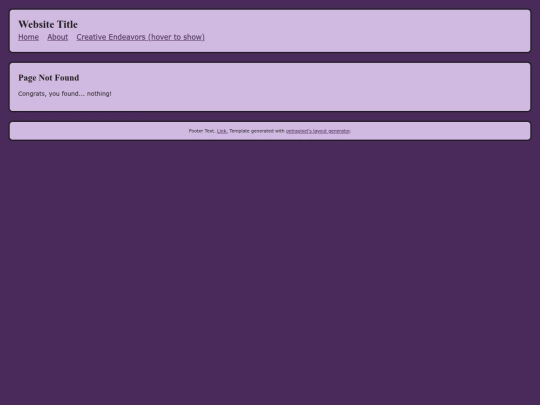 not_found screenshot