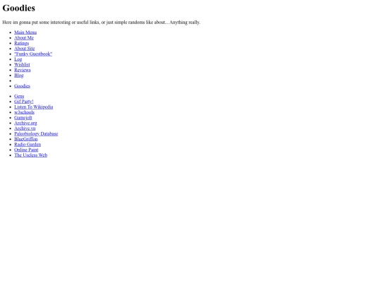 goodies screenshot
