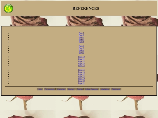 References screenshot