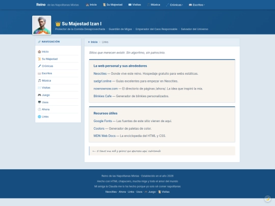 links screenshot