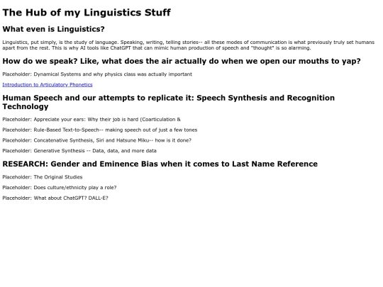 linguistics screenshot