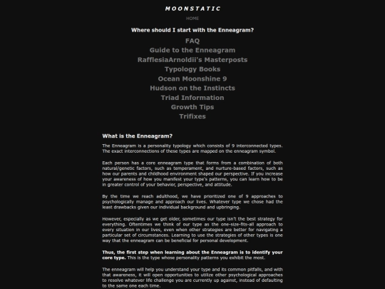 enneagram screenshot