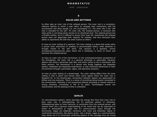 enneagram/dramaturgy/9 screenshot