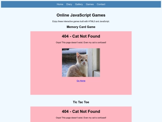Games screenshot