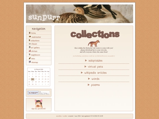 collections screenshot