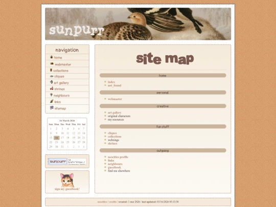 sitemap screenshot
