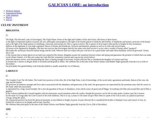 HTML PROJECT/celtic_pantheon screenshot