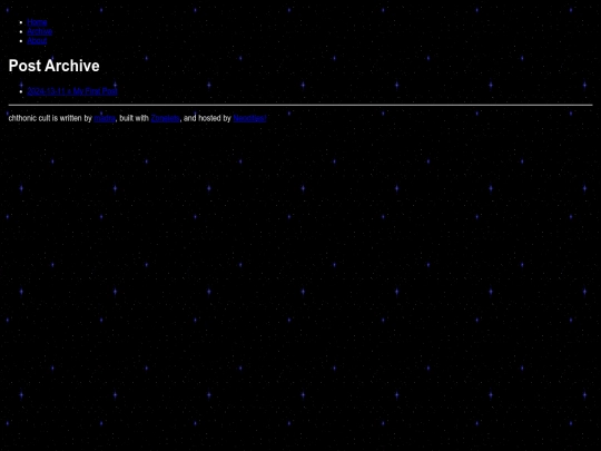 archive screenshot