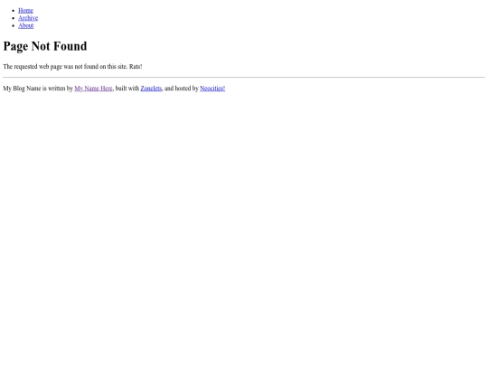 not_found screenshot