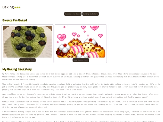 baking screenshot