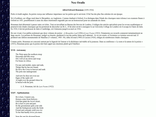 housman screenshot