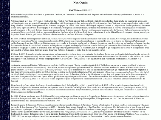 whitman screenshot