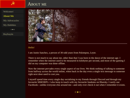 aboutme screenshot