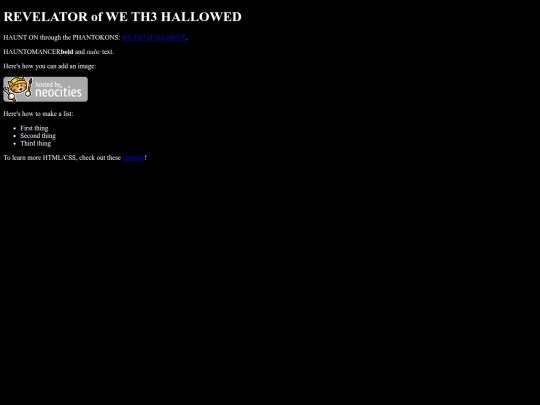 index screenshot