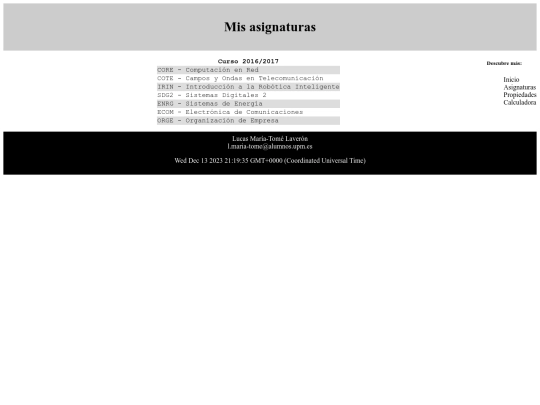 asignaturas screenshot