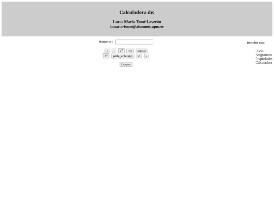 calculadora screenshot